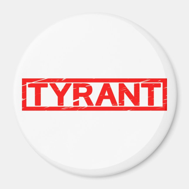 Tyrant Frimärke Magnet (Framsidan)