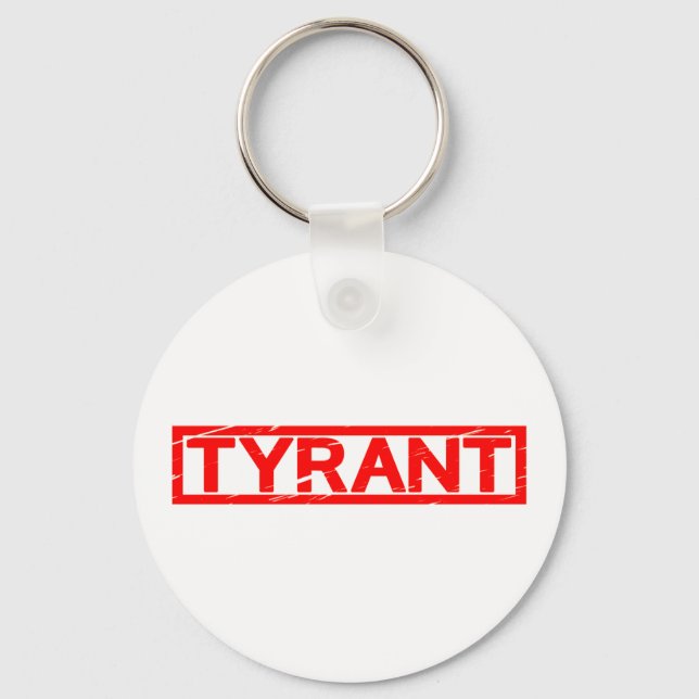 Tyrant Frimärke Nyckelring (Framsida)