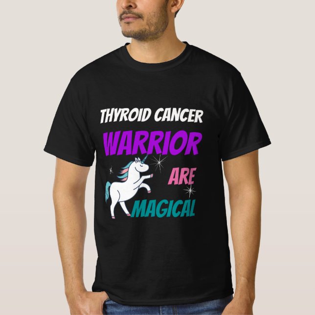Tyreoideacancer är magiska t shirt (Framsida)