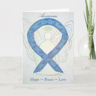 Tyreoideakaraktär Ribbon Angel Greeting Card Helgkort