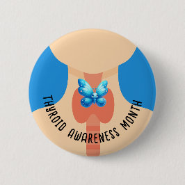 Tyreoideas medvetenhet Månad Knapp
