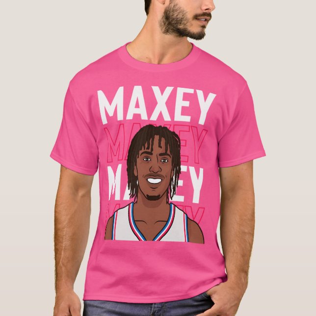 Tyrese Maxey - Funny Basketball Älskare Gift T Shirt (Framsida)