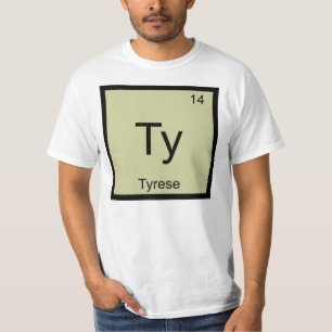 Tyrese Namn kemi Inslag Periodic Bord T-shirt