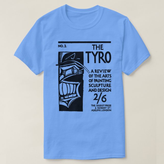 Tyro Wyndham Lewis Modernism Art Fläkt T Shirt (Design framsida)