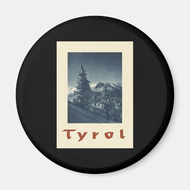 Tyrol Austria Magnet (Framsidan)