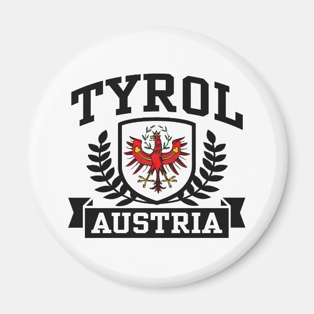 Tyrol Austria Magnet (Framsidan)