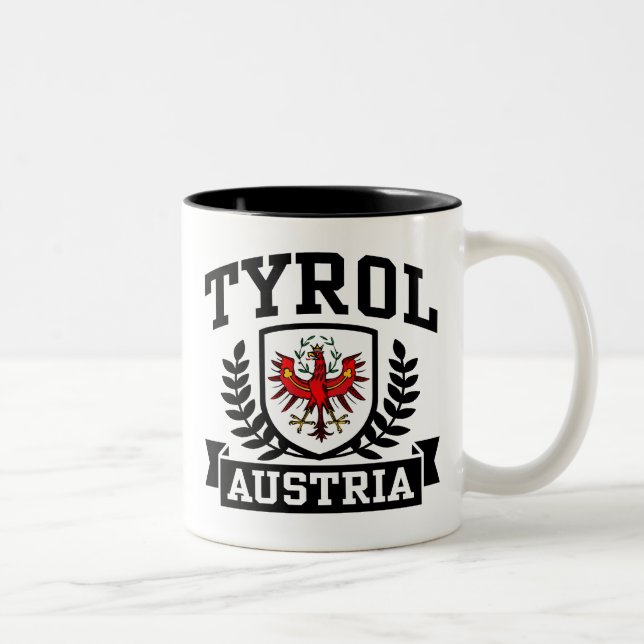Tyrol Austria Två-Tonad Mugg (Höger)