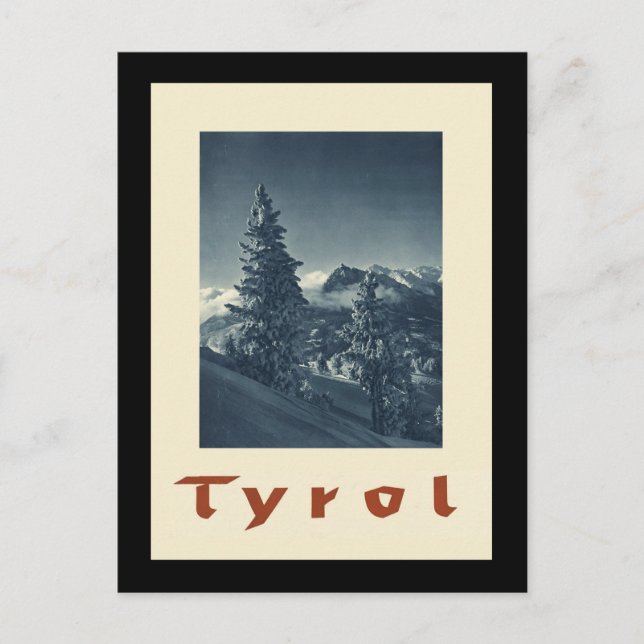 Tyrol Austria Vykort (Framsida)