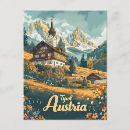 Tyrol Austria Vykort