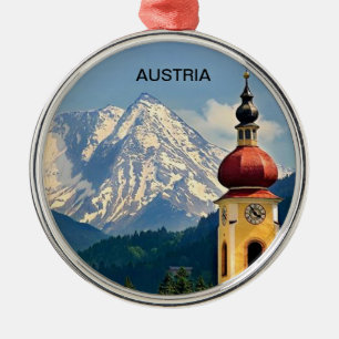 TYROL ÖSTERRIKE JULGRANSPRYDNAD METALL