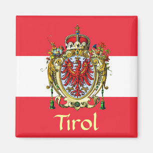 Tyrol vapensköld magnet