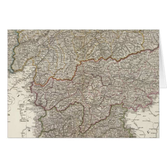 Tyrolen, Voralberg, Liechtenstein Hälsningskort (Framsidan Horizontal)