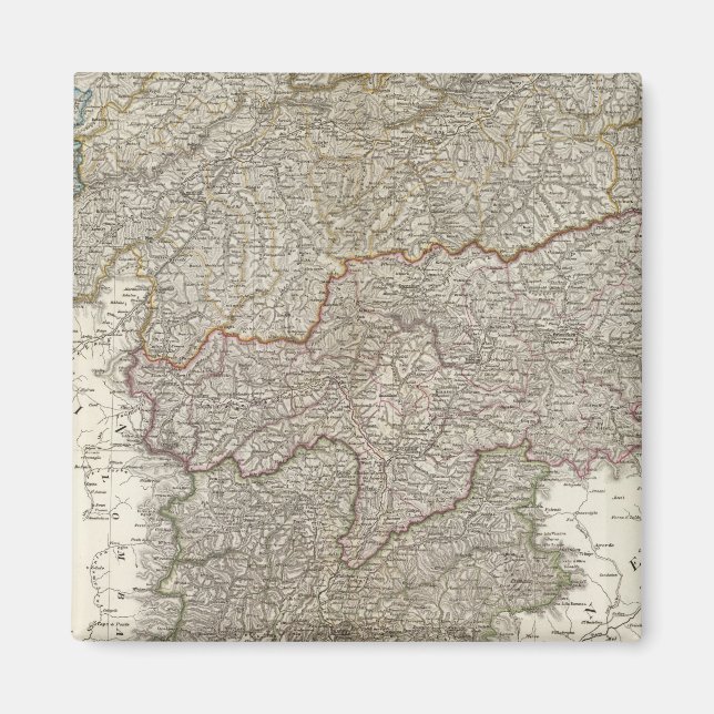 Tyrolen, Voralberg, Liechtenstein Magnet (Framsidan)