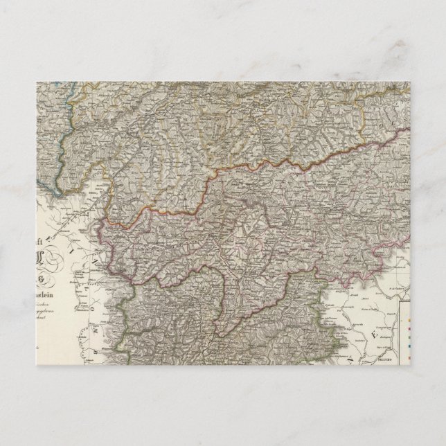 Tyrolen, Voralberg, Liechtenstein Vykort (Framsida)