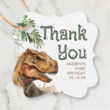 Tyronasaurus Rex Dinosaur Birthday Tack