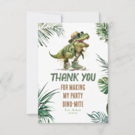 Tyronasaurus Rex Dinosaur Birthday Tack Photo