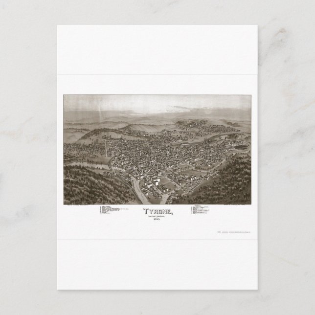 Tyrone Blair County Vykort (Framsida)