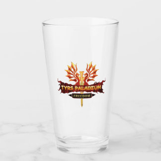 Tyrs Paladium Logotyp Beer Glass Glaskopp
