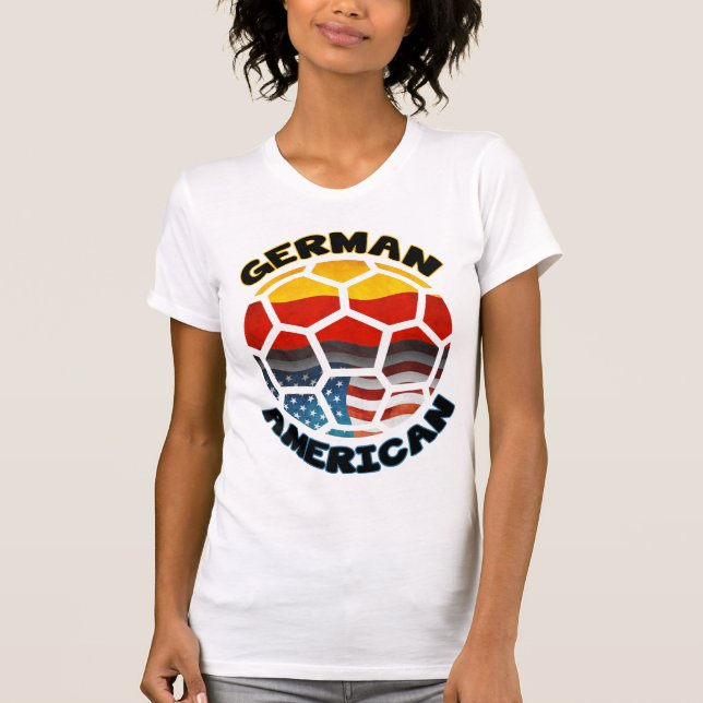 Tysk amerikansk fotboll Fläkt T-Shirt (Framsida)
