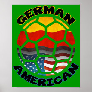 Tysk amerikansk Poster