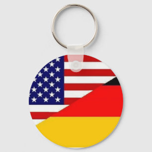 Tysk amerikanvänskapnyckelring nyckelring