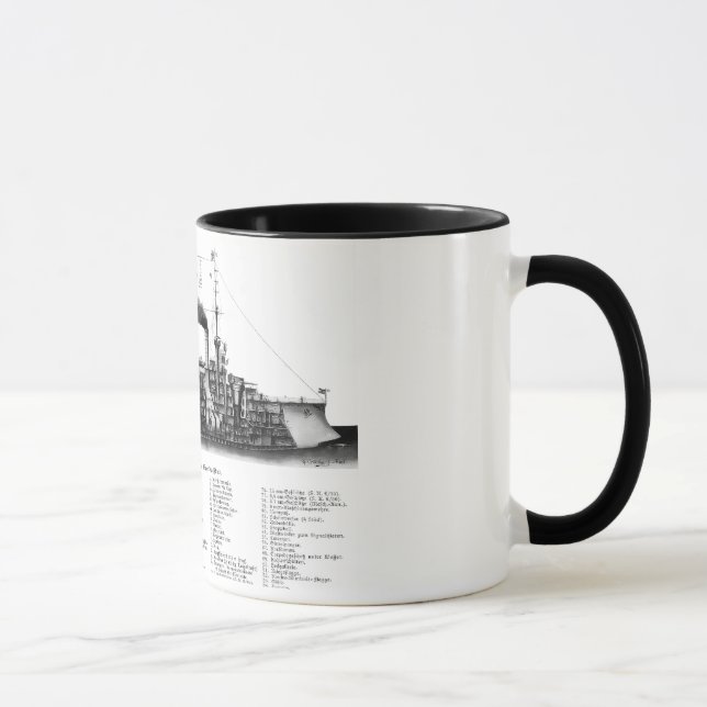 Tysk Armored kryssare Mugg (Höger)
