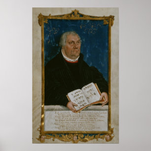 Tysk bibel av Luthers översättning, 1561 Poster