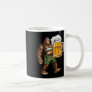 Tysk Bigfoot Sasquatch Lederhose Funny Kaffemugg