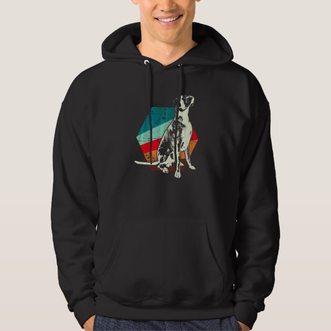 Tysk Boxer Hundras  1 Hoodie (Framsida)