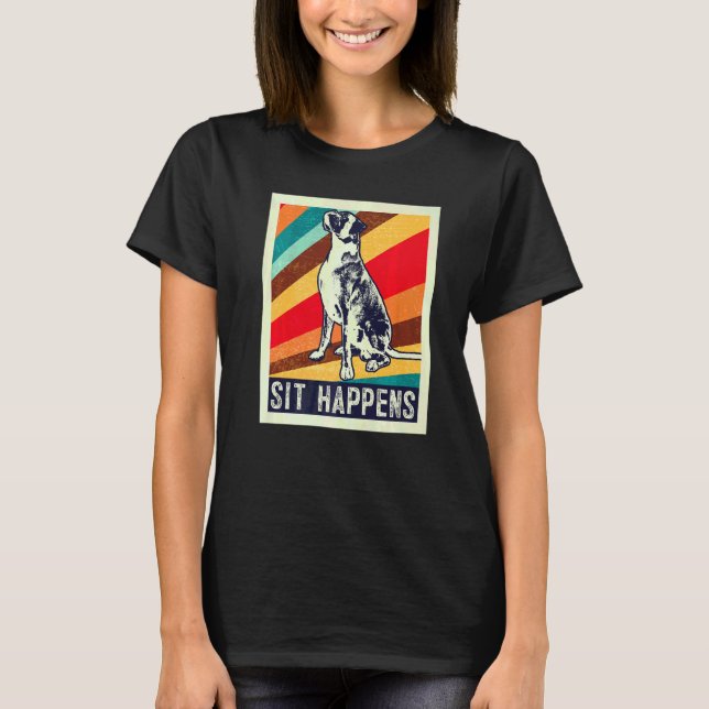 Tysk Boxer Hundras 28 T Shirt (Framsida)