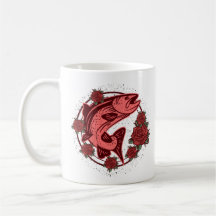 Tysk Brun Öring Vintage Blommig Konst