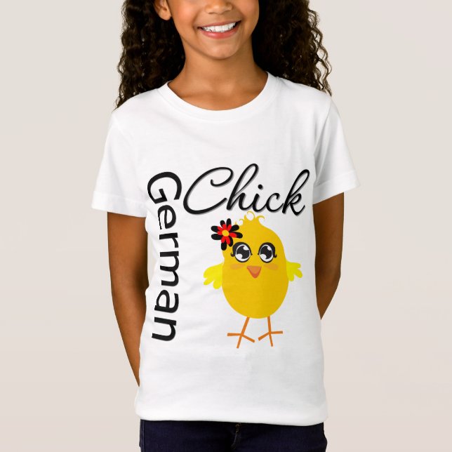 Tysk Chick Tee Shirt (Framsida)