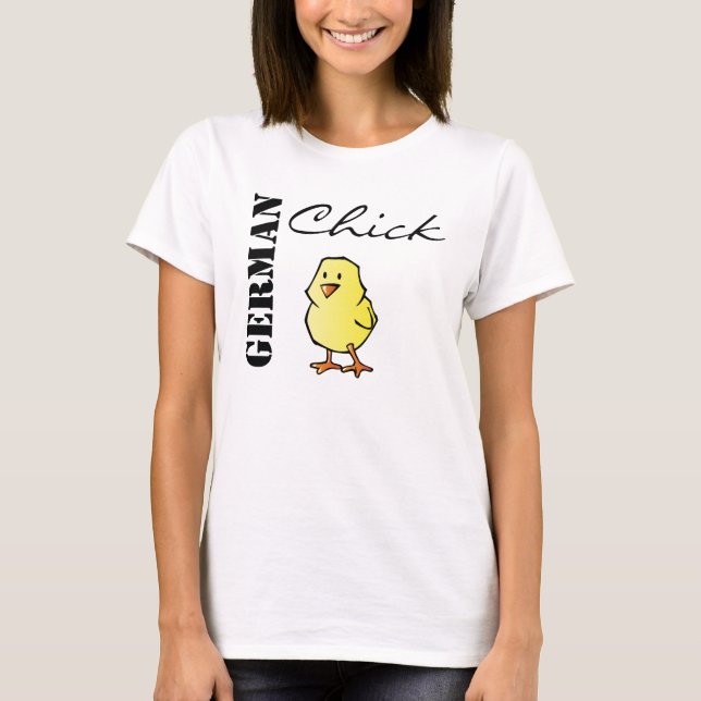 Tysk chick tee shirt (Framsida)