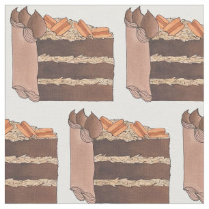 Tysk choklad Lagrar Cake Segce Baking Dessert Tyg