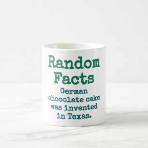Tysk chokladkaka - Trivia-fakta Kaffemugg