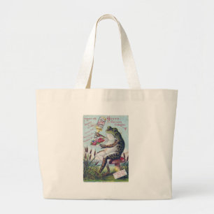 Tysk Cologne Frog Trade Card Large Tote Bag Jumbo Tygkasse