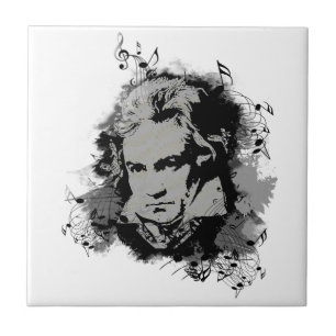 Tysk Composer Beethoven klassisk musik Kakelplatta