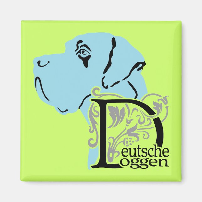 Tysk: Dogge Magnet (Framsidan)