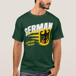 Tysk drinkarlag firar drinkparty t shirt