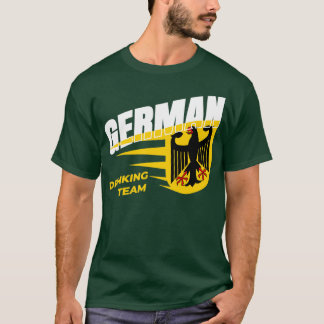 Tysk drinkarlag firar drinkparty t shirt