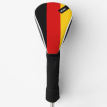 Tysk Flagga - Anpassningsbar Golf Klubb Head Cover