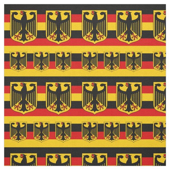 Tysk Flagga Eagle Sybol-väv/Tysklandare Tyg (Provkarta)