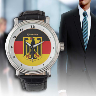 Tysk Flagga, Eagle, Tyskland mode /design Armbandsur