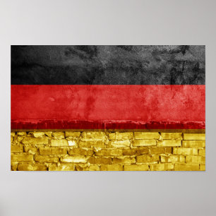 Tysk flagga poster