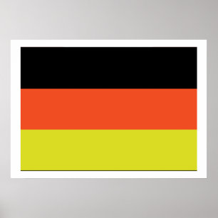 Tysk flagga poster