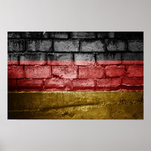 Tysk flagga poster