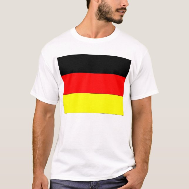 Tysk flagga t-shirt (Framsida)