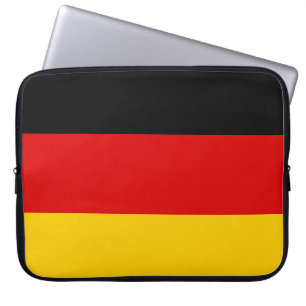 Tysk Flagga (Tyskland) (Tyskland) Laptop Fodral