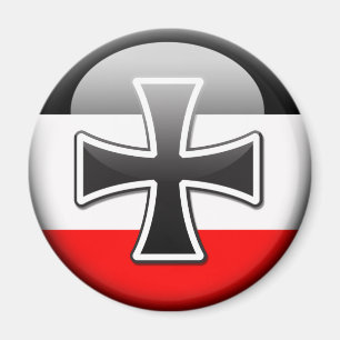 Tysk flagga WWI Magnet