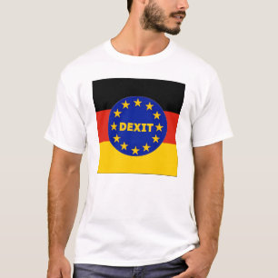 Tysk flaggaEG Dexit för T-tröja T Shirt